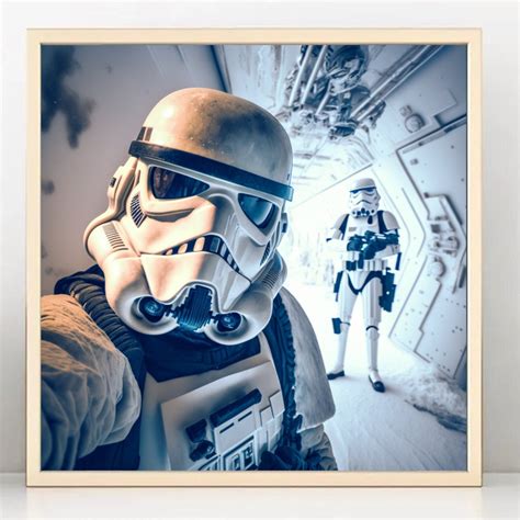 picture of a stormtrooper|storm trooper selfie.